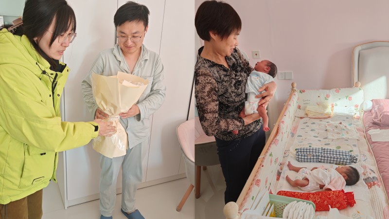 雙倍喜悅，雙倍關懷--探望喜得龍鳳胎員工家屬，傳遞溫暖與關懷